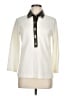 J. McLaughlin Ivory 3/4 Sleeve Blouse Size M - photo 1