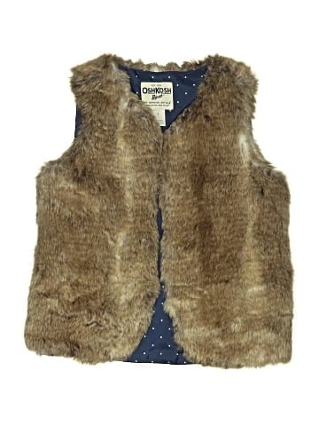 OshKosh B'gosh Faux Fur Vest (view 1)