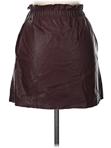 Zara Faux Leather Skirt (view 2)