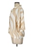 H&M 100% Viscose Animal Print Ivory Short Sleeve Blouse Size L - photo 5