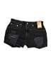 Levi's 100% Cotton Hearts Black Denim Shorts Size 32 waist - photo 1