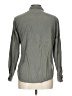 Lands' End Solid Gray Long Sleeve Button-Down Shirt Size 10 - photo 2