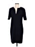 Ann Taylor Solid Black Casual Dress Size 8 - photo 1