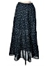 Unbranded 100% Polyester Paisley Blue Casual Skirt Size L - photo 1