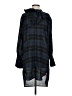BCBGMAXAZRIA Blue Long Sleeve Blouse Size S - photo 1