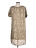 MICHAEL Michael Kors 100% Polyester Metallic Gold Tan Casual Dress Size L - photo 2