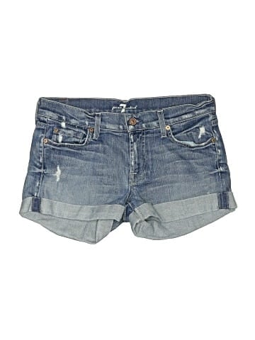 7 For All Mankind Denim Shorts (view 1)
