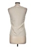 Diane von Furstenberg Ivory Gray Sleeveless Blouse Size 6 - photo 2