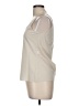 Diane von Furstenberg Ivory Gray Sleeveless Blouse Size 6 - photo 5