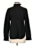 Zara Solid Black Long Sleeve Button-Down Shirt Size S - photo 1
