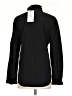 Zara Solid Black Long Sleeve Button-Down Shirt Size S - photo 2