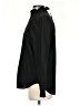 Zara Solid Black Long Sleeve Button-Down Shirt Size S - photo 5