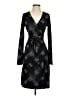 The Limited 100% Polyester Argyle Black Casual Dress Size S - photo 1
