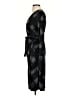 The Limited 100% Polyester Argyle Black Casual Dress Size S - photo 5