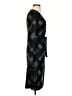 The Limited 100% Polyester Argyle Black Casual Dress Size S - photo 4