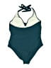 Unbranded Solid Teal One Piece Swimsuit Size XXL - photo 2