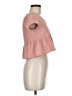 Shein Pink Short Sleeve Top Size S - photo 4