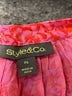 Style&Co Pink Short Sleeve Blouse Size XL - photo 7