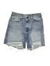 Forever 21 Blue Denim Shorts Size 26 waist - photo 1