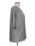 Pol Solid Gray 3/4 Sleeve Top Size L - photo 4