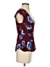 Justify 100% Rayon Burgundy Sleeveless Blouse Size XS - photo 4