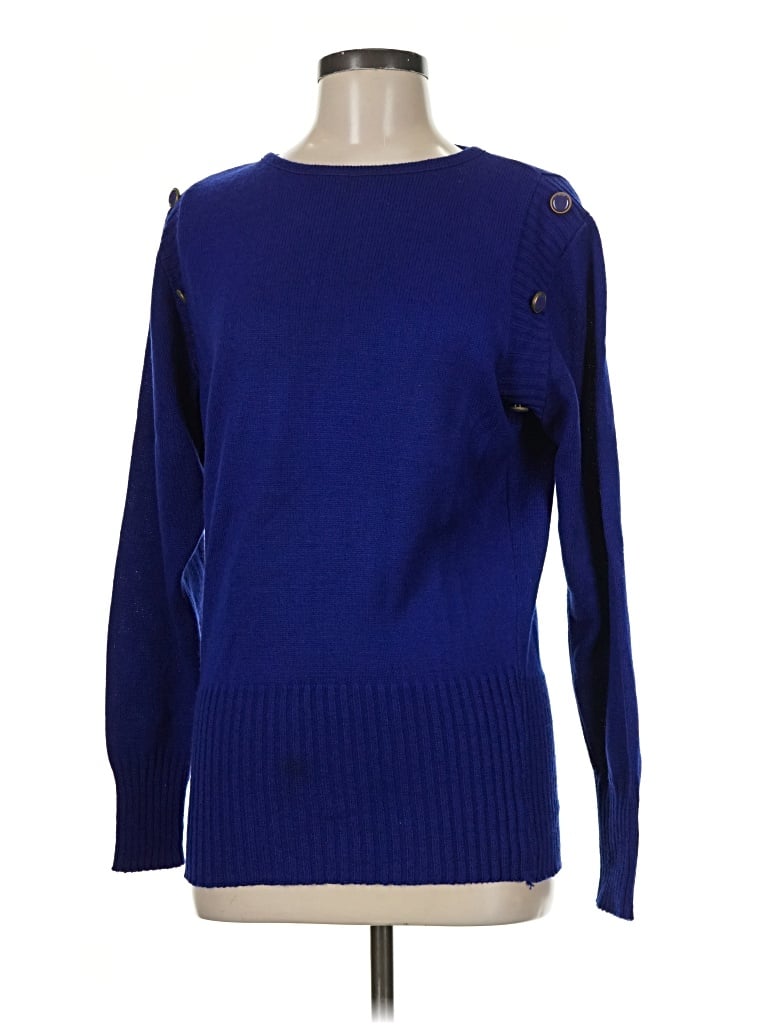 Pre-owned Unbranded Pullover Sweater In Blue