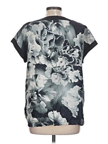 Marchesa Voyage Short Sleeve Silk Top (view 2)