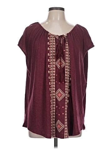Ann Taylor LOFT Short Sleeve Blouse (view 1)