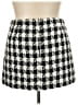 H&M 100% Polyester Houndstooth Black Casual Skirt Size 18 - photo 2