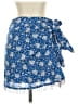 MNG Paisley Blue Denim Skirt Size XS - photo 1