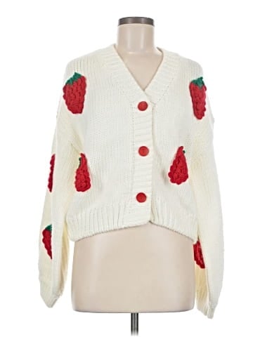 Pink Ripple Cardigan (view 1)
