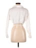 A.L.C. 100% Cotton Ivory White Long Sleeve Blouse Size 2 - photo 2
