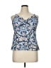 Raisins Blue Sleeveless Top Size 16 - photo 1