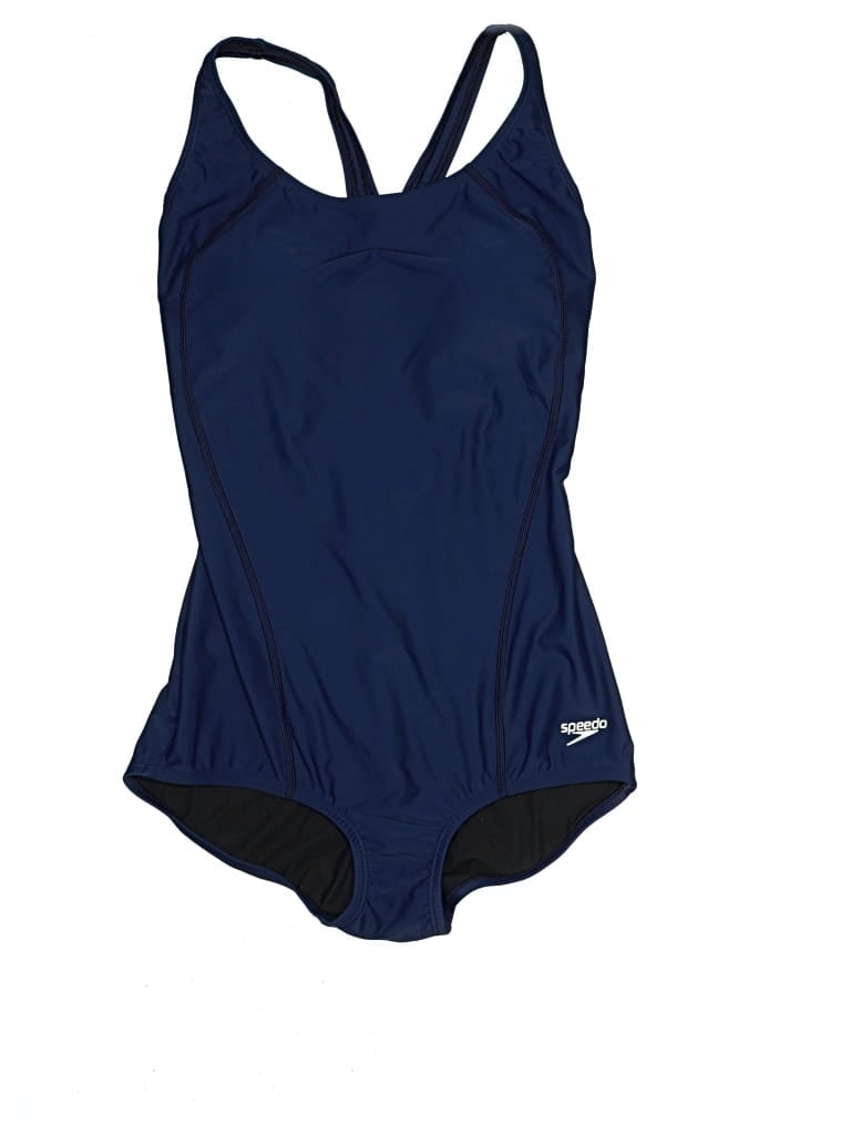 Pre-owned Speedo One Piece Swimsuit In Blue