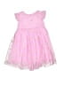 Blueberi Boulevard 100% Polyester Hearts Pink Dress Size 3T - photo 1