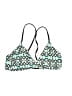 Helen Jon Print Green Swimsuit Top Size M - photo 1