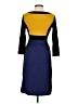 Olian Color Block Blue Casual Dress Size S - photo 2