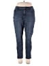 Earl Jean Solid Blue Jeans Size 20 - photo 1