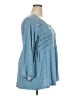 Torrid Blue Long Sleeve Blouse Size 2X Plus (2) - photo 4