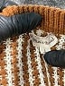 Hem & Thread Houndstooth Brown Pullover Sweater Size L - photo 7