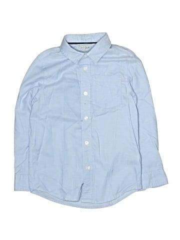 Cat & Jack Long Sleeve Button-Down Shirt (view 1)