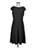 Anne Klein Polka Dots Black Casual Dress Size 8 - photo 1