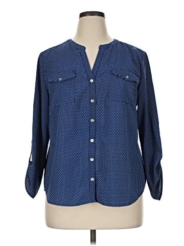 Notations 3/4 Sleeve Blouse (view 1)