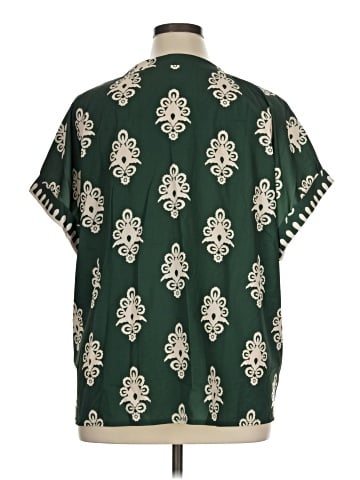 Shein Curve Short Sleeve Blouse (view 2)