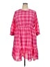 Torrid Plaid Pink Casual Dress Size 2X Plus (2) - photo 1