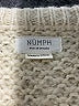 Numph Color Block Orange Wool Pullover Sweater Size L - photo 7