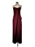 Xscape 100% Polyester Burgundy Cocktail Dress Size 8 - photo 1