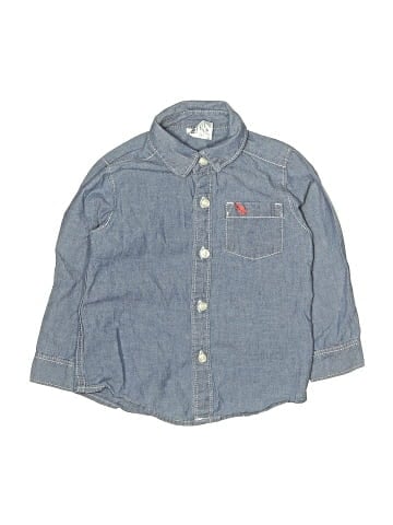 Carter's Long Sleeve Button-Down Shirt (view 1)