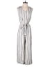 Universal Thread 100% Cotton Stripes Gray Jumpsuit Size S - photo 1