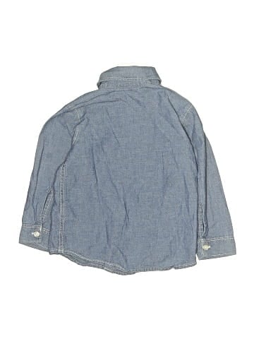 Carter's Long Sleeve Button-Down Shirt (view 2)